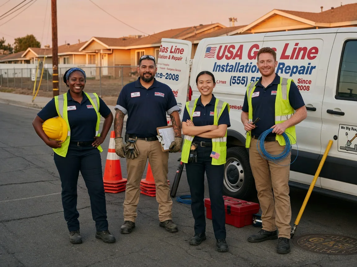 Gas Line Installation company in Houlka, MS